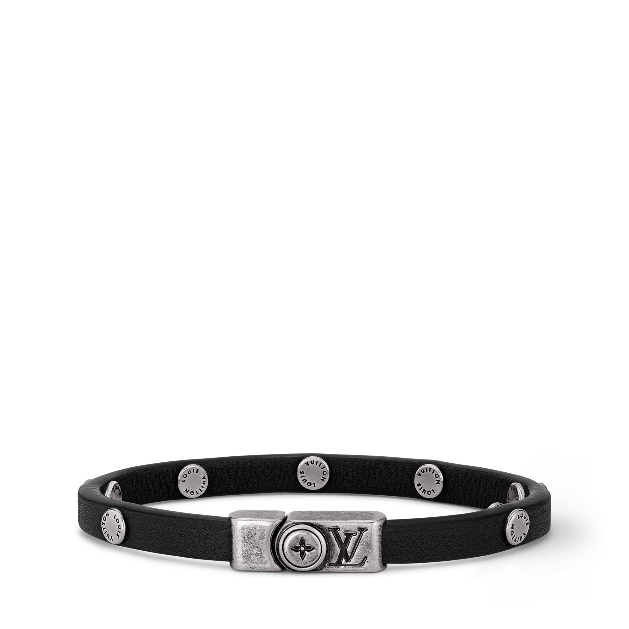 Flower Edge Stud Bracelet - Luxury Black | LOUIS VUITTON